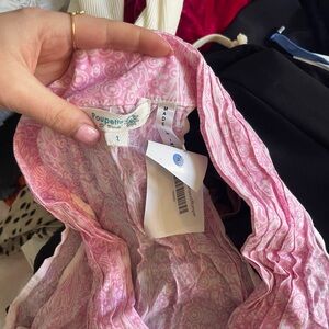 Petted Pink Patterned romper